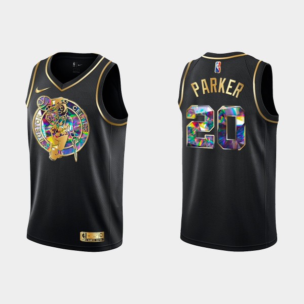 NBA Boston Celtics Trikot Jabari Parker 20 Nike 2021-22 Schwarz Golden Edition 75th Anniversary Diamond Swingman - Herren NBA Boston Celtics Trikot Jabari Parker 20 Nike 2021-22 Schwarz Golden Edition 75th Anniversary Diamond Swingman - Herren